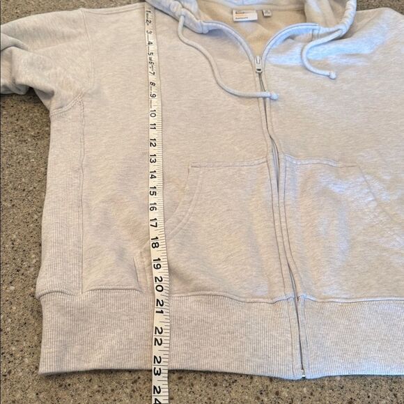 ARITZIA TNA Sweatfleece Terry Fleece Boyfriend Fit Zip Up Hoodie - Picture 9 of 9